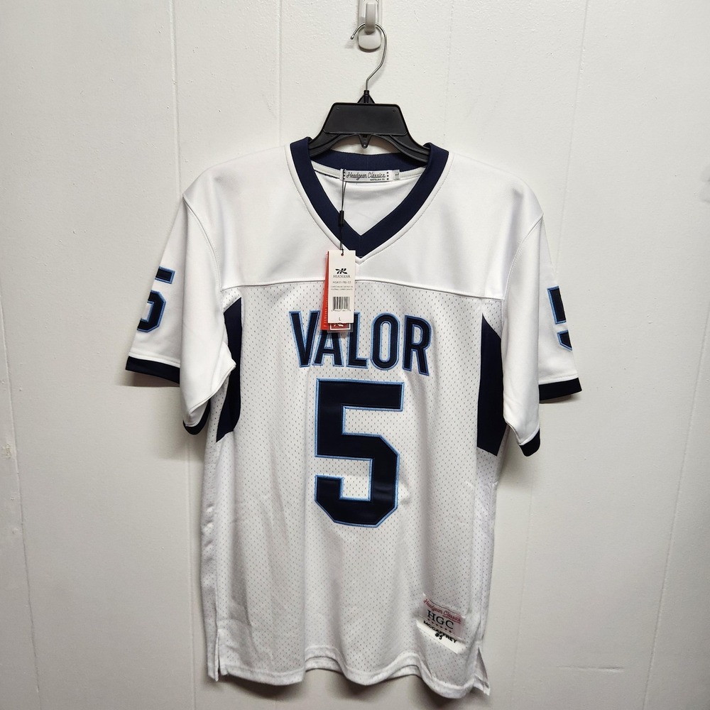 Valor HS Jersey Mens Large White Football‎ Christian McCaffrey Headgear